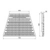 Плита передняя средняя 0-40-23 (00.1602.004)